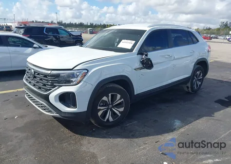 2025 Volkswagen Atlas Cross Sport 2.0T Se from USA, damaged, VIN 1V2DE2CA9SC226377